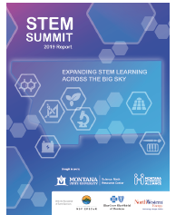 Cover of 2019 Montana STEM Summit Report