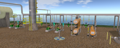 Virtual reality water plant