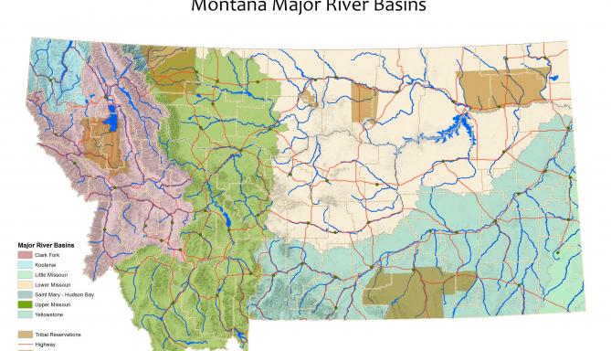 Montana Major River Basins - mt.gov