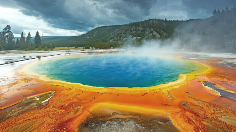 Caldera at Yellowstone National Park
